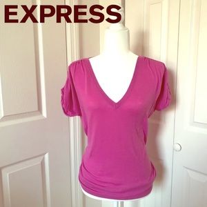 Pink Express V-Neck Top 💗